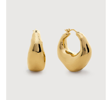 Deia Bold Large Hoop Earrings | Monica Vinader (Global)