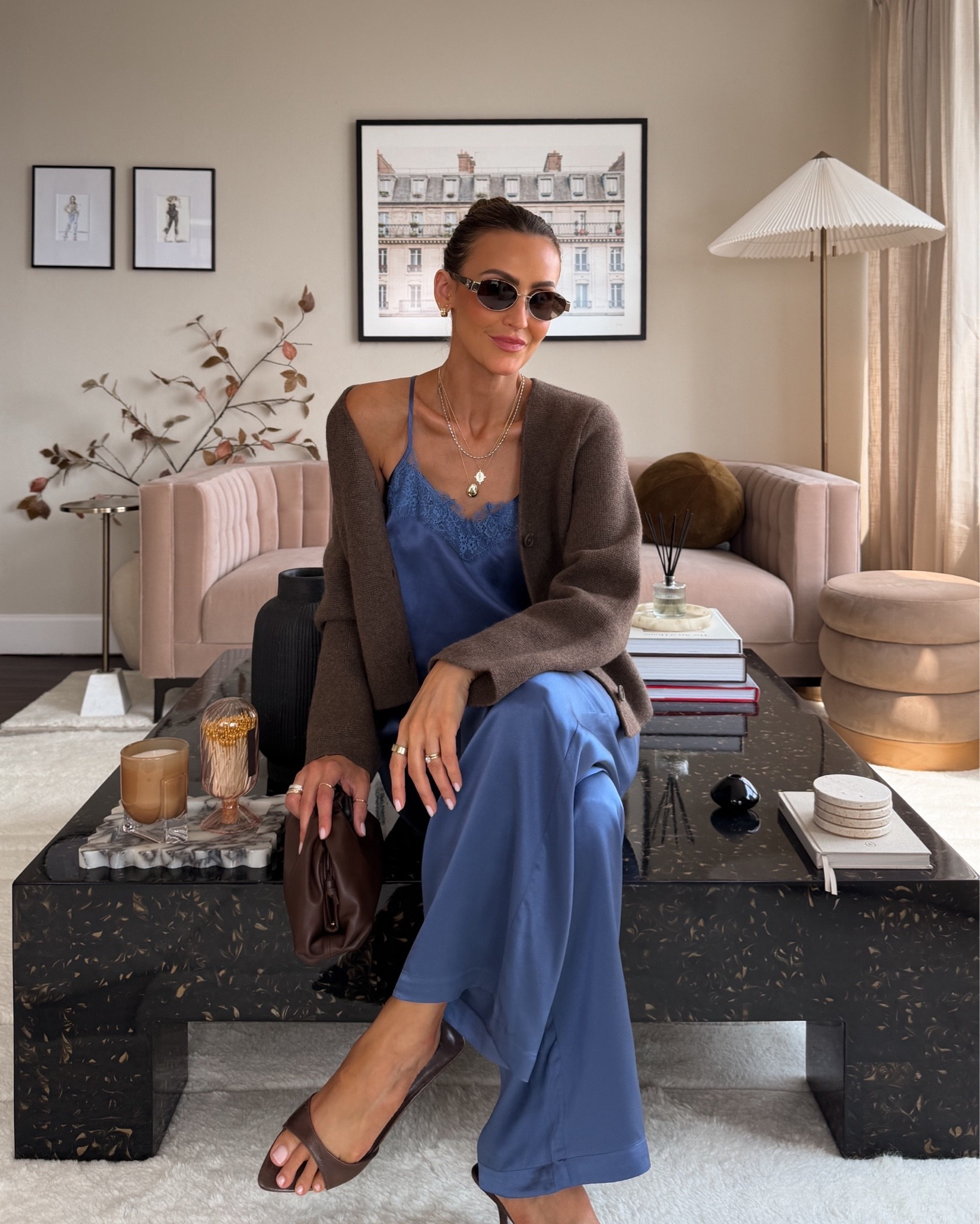 I love the brown and blue combination but these are also easy to pair with other neutrals like beiges and camel Sizes XS @Quince #quincepartner

#LTKootd #LTKSeasonal