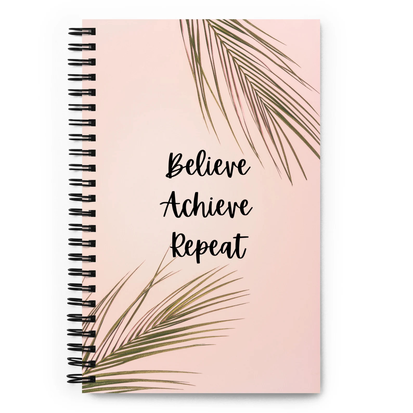 Believe Achieve Repeat Notebook Spiral Notebook - Etsy | Etsy (US)