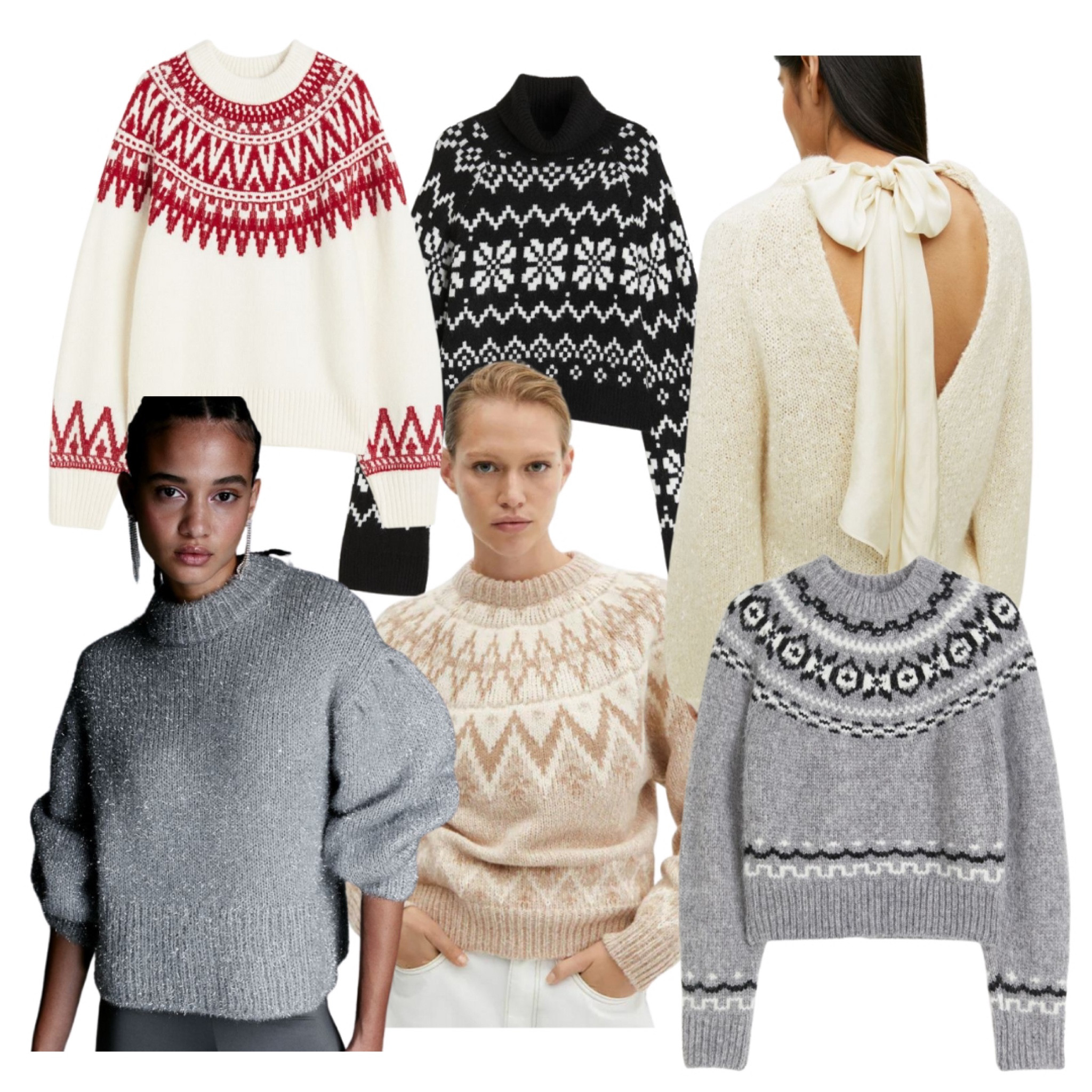 Stylish Christmas jumpers to wear this festive season. Perfect for Christmas Day, office parties, dinners and drinks #christmasjumpers #christmasoutfits #christmasdayoutfit #partyseason 

#LTKeurope #LTKSeasonal #LTKfindsunder100