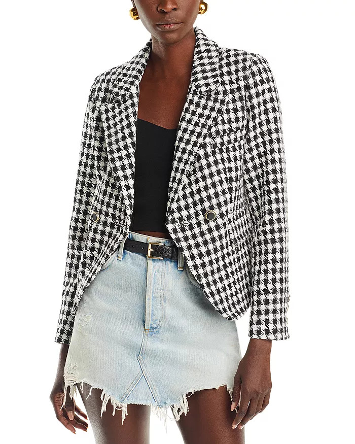 Houndstooth Tweed Cutaway Blazer - 100% Exclusive | Bloomingdale's (US)