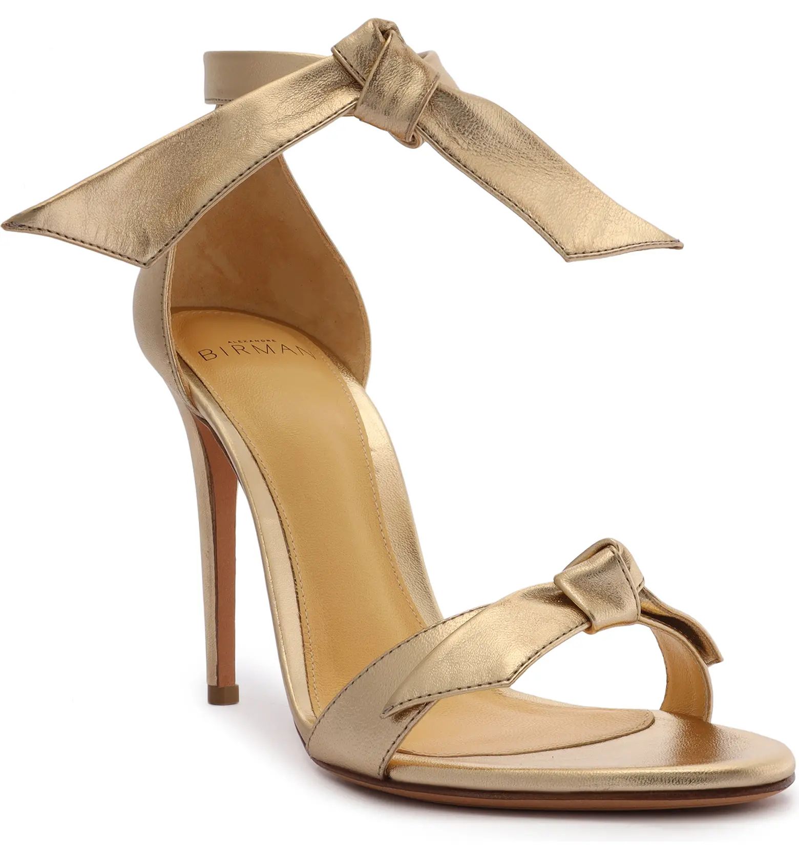 Alexandre Birman Clarita Metallic Ankle Strap Sandal | Nordstrom | Nordstrom