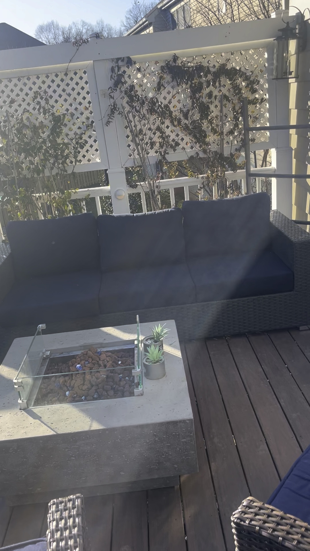 Loving this #rattansofa it’s so soft and comfy and is on sale and I’ve had this Firepit for 3 years and absolutely love it . For more home style and midsize fashion follow CammyRobinson here 🫶

#LTKsalealert #LTKhome #LTKSpringSale