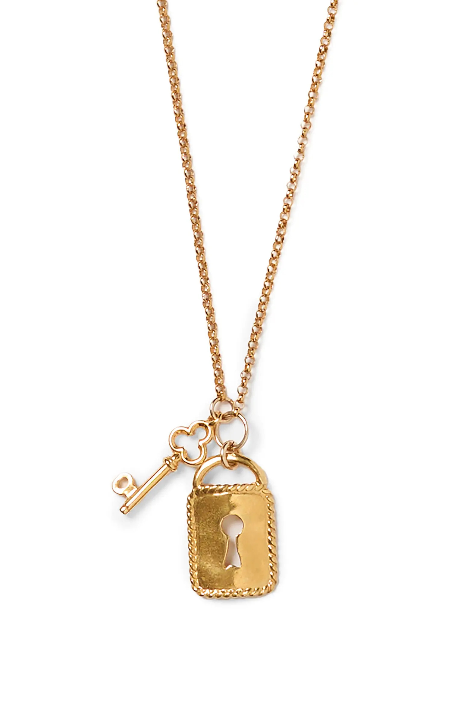 Mini Padlock Pendant Necklace | Nordstrom