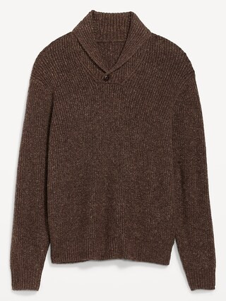 Textured-Knit Shawl-Collar Sweater for Men | Old Navy (US)