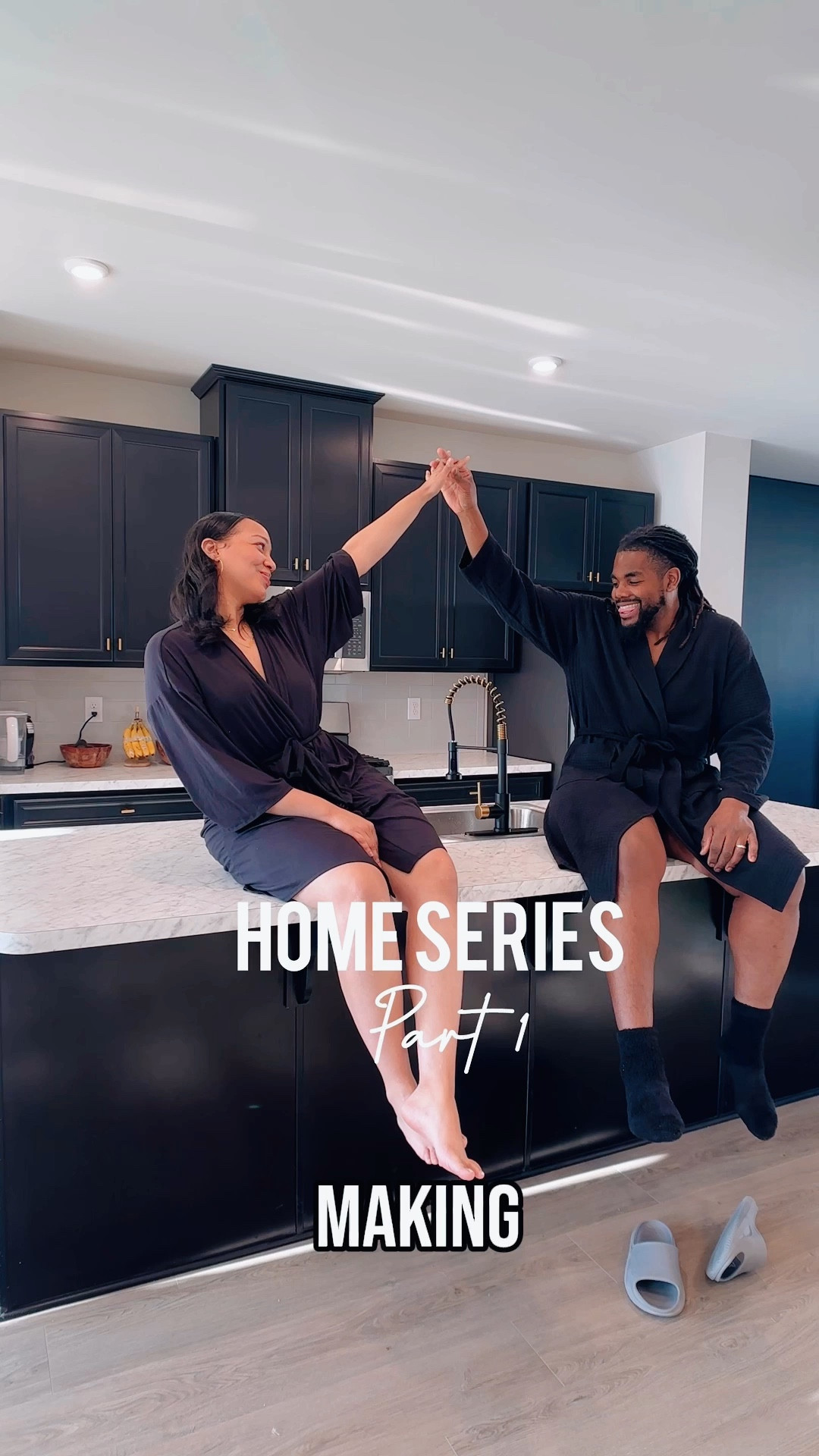 New gold cabinet knobs, a beautiful gold and black faucet, and a fresh set of stainless steel pots and pans for the head chef! This is an easy renter friendly kitchen  upgrade anyone can do. 

#LTKVideo #LTKhome #LTKsalealert
