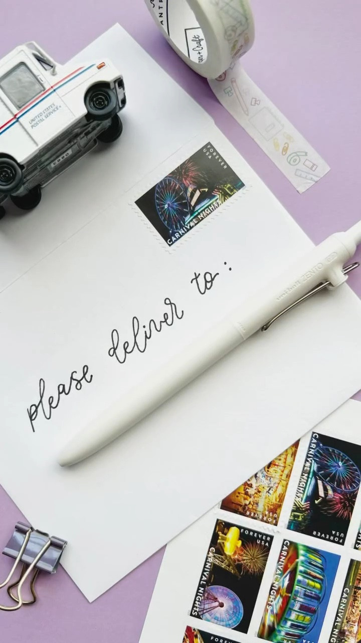 See how I decorated the envelope? Very demure. Very mindful. Very cutesy. 🖊️✨
.
.
.
#uni #uniball #uniusa #yesuni #yesuniball #startyourstory #snailmail #snailmailideas #handlettering #handmade #mailart #letteringart #letteringdaily #handwriting #happymail #snailmailrevolution #snailmaillove #mail #usps #outgoingmail #stationery #sendmoremail #snailmailing #snailmailrevival #letters #handwrittenletters #snailmailer #snailmailobsessed

#LTKTravel #LTKFamily #LTKBacktoSchool
