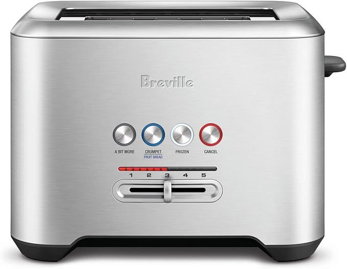 Breville BTA730XL Bit More 4-Slice Toaster, Brushed Stainless Steel | Amazon (US)