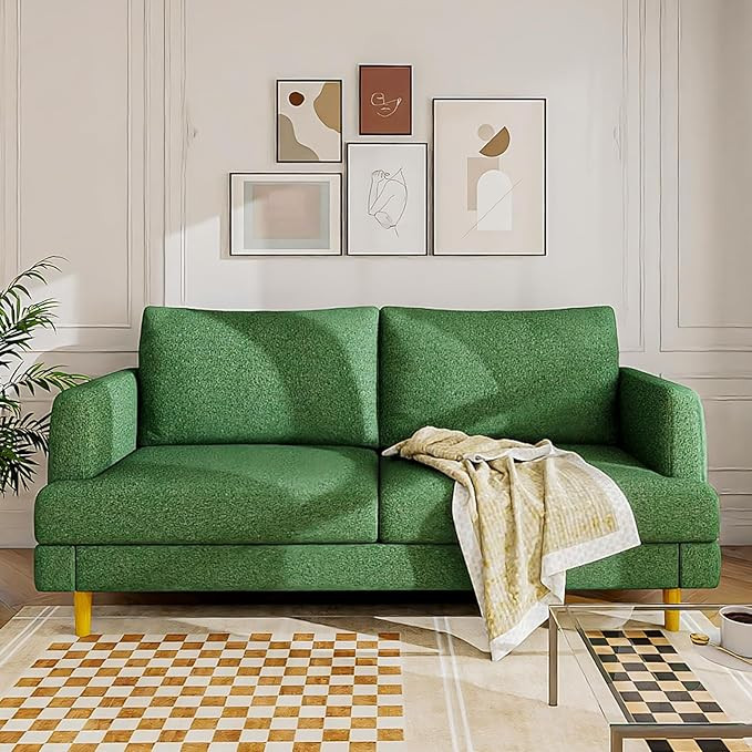 Loveseat Sofa Couch for Living Room with USB Type C Ports – Upholstered 70" Small Couches for B... | Amazon (US)