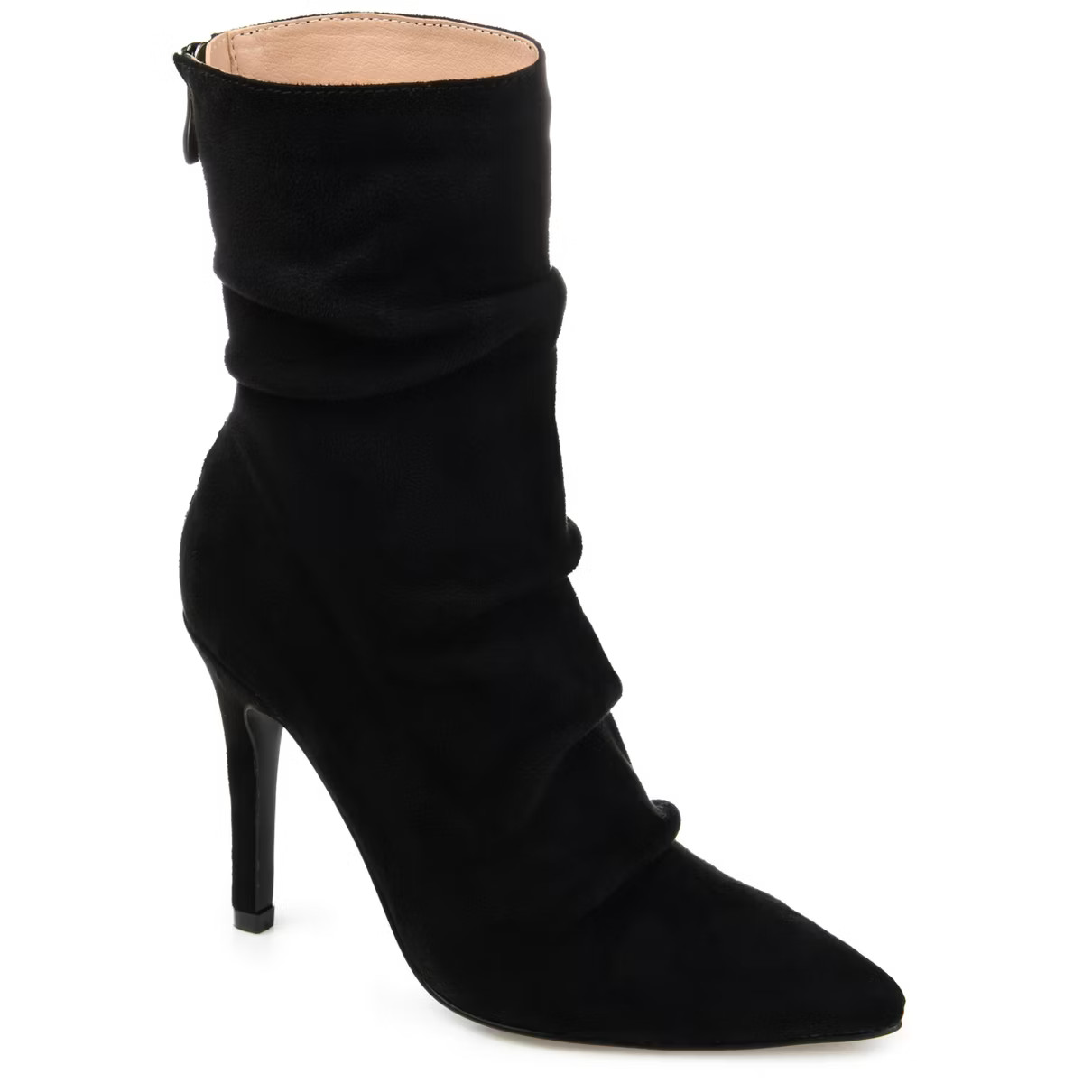 Journee Collection Womens Markie Back Heel Zip Stiletto Booties | Target