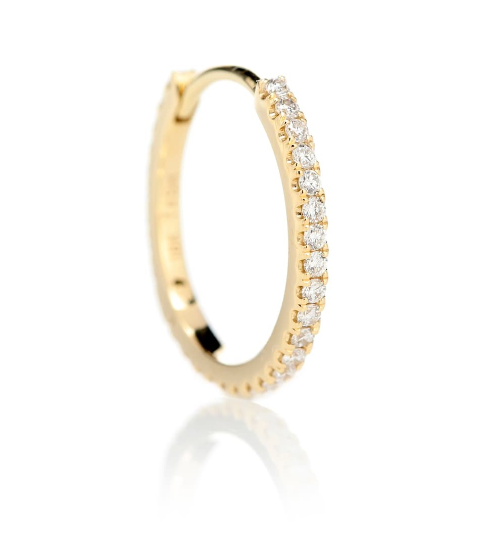 Diamond Eternity 18kt gold single earring | Mytheresa (UK)