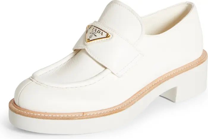 Triangle Logo Platform Loafer (Women) | Nordstrom