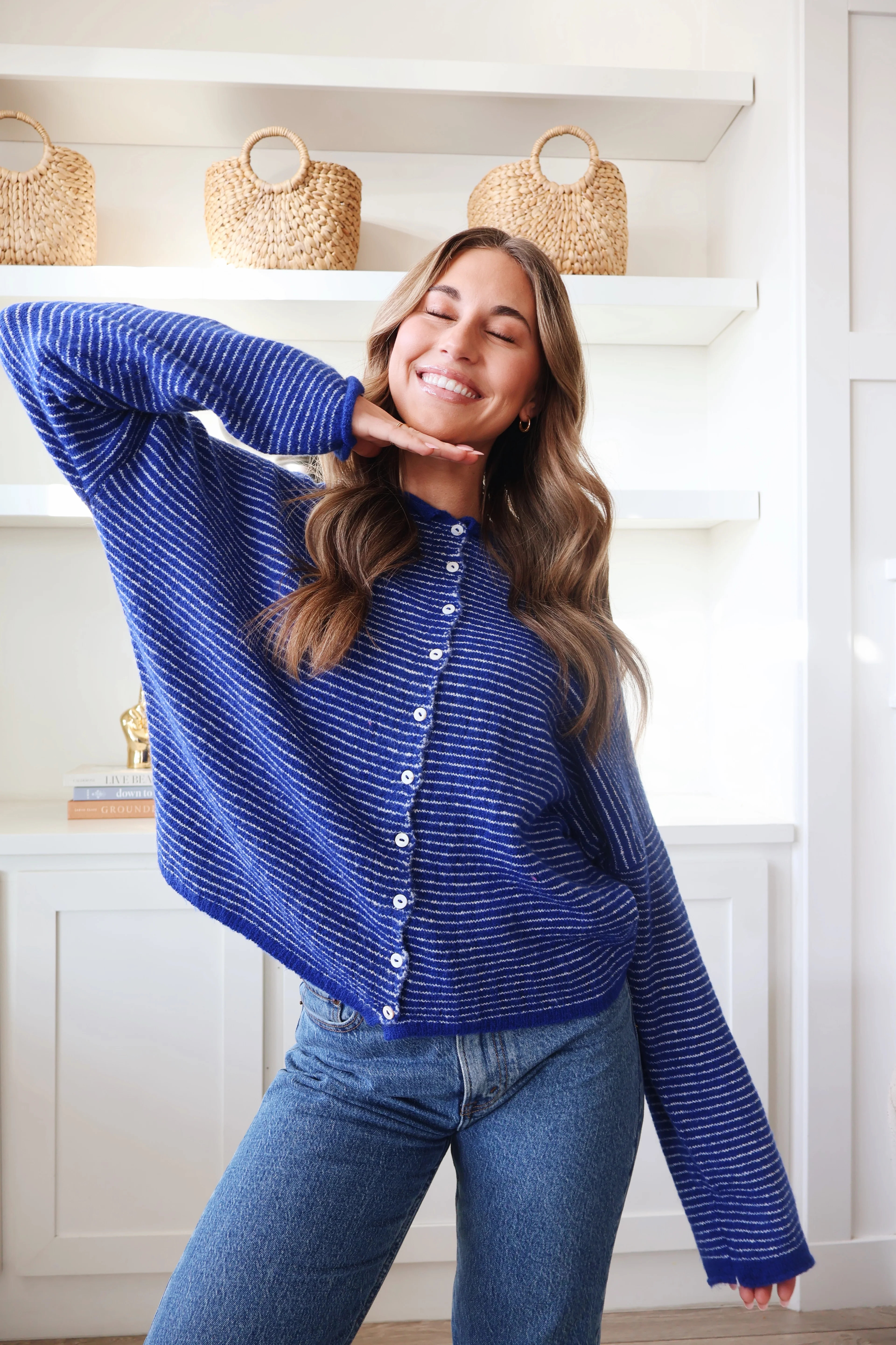 Stripe Piper Cardigan | Henly
