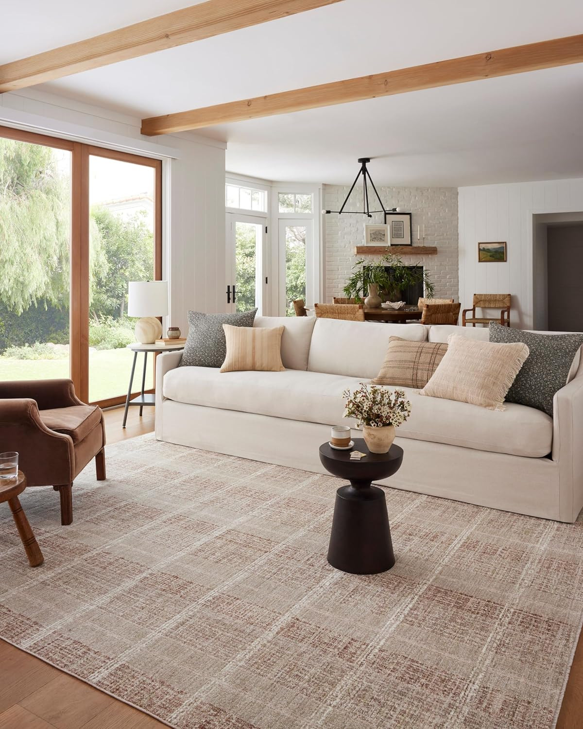 Loloi Angela Rose Ember Collection EMB-02 Clay/Sand 7'-10" x 10' Area Rug | Amazon (US)