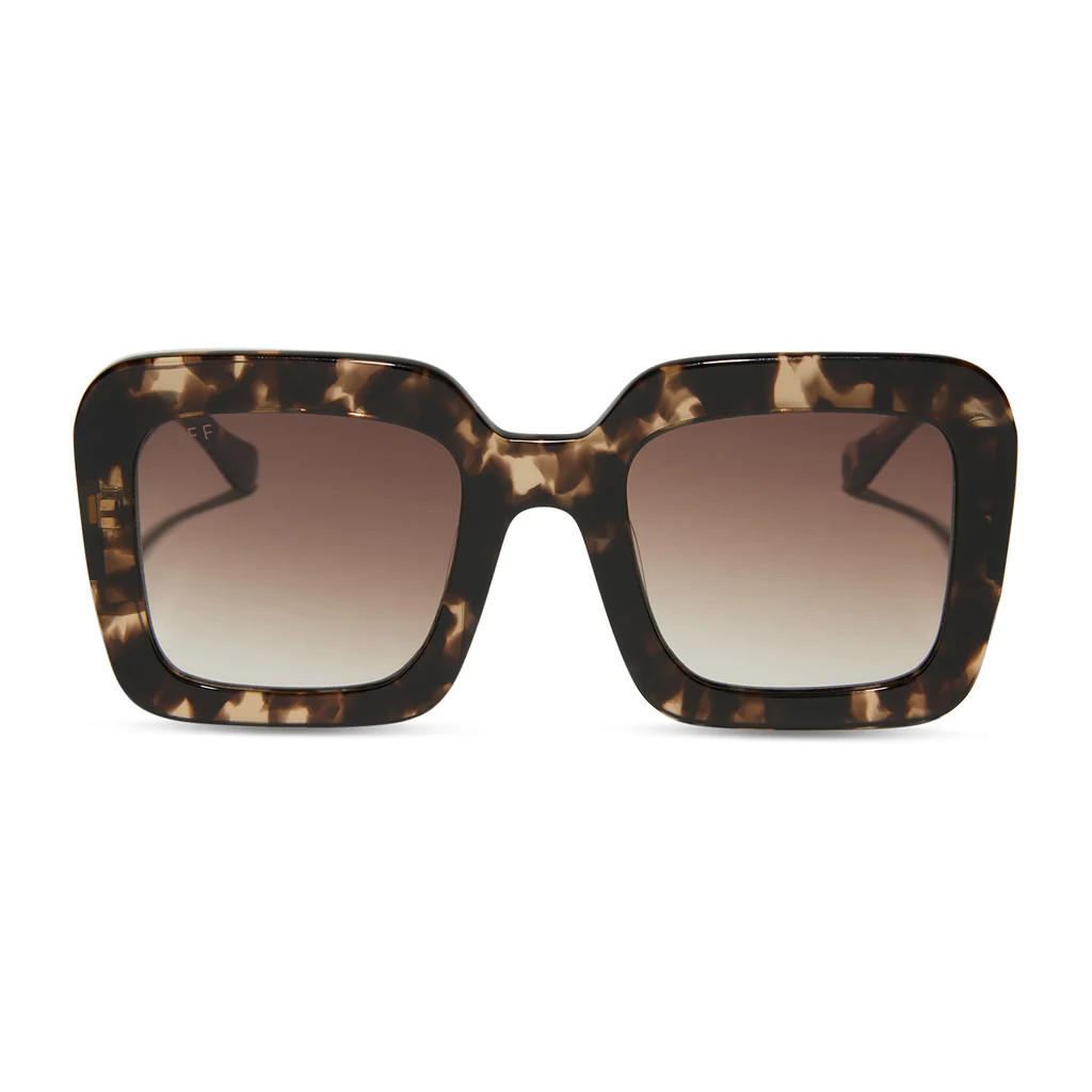 CHARISE - ESPRESSO TORTOISE + BROWN GRADIENT SUNGLASSES | DIFF Eyewear