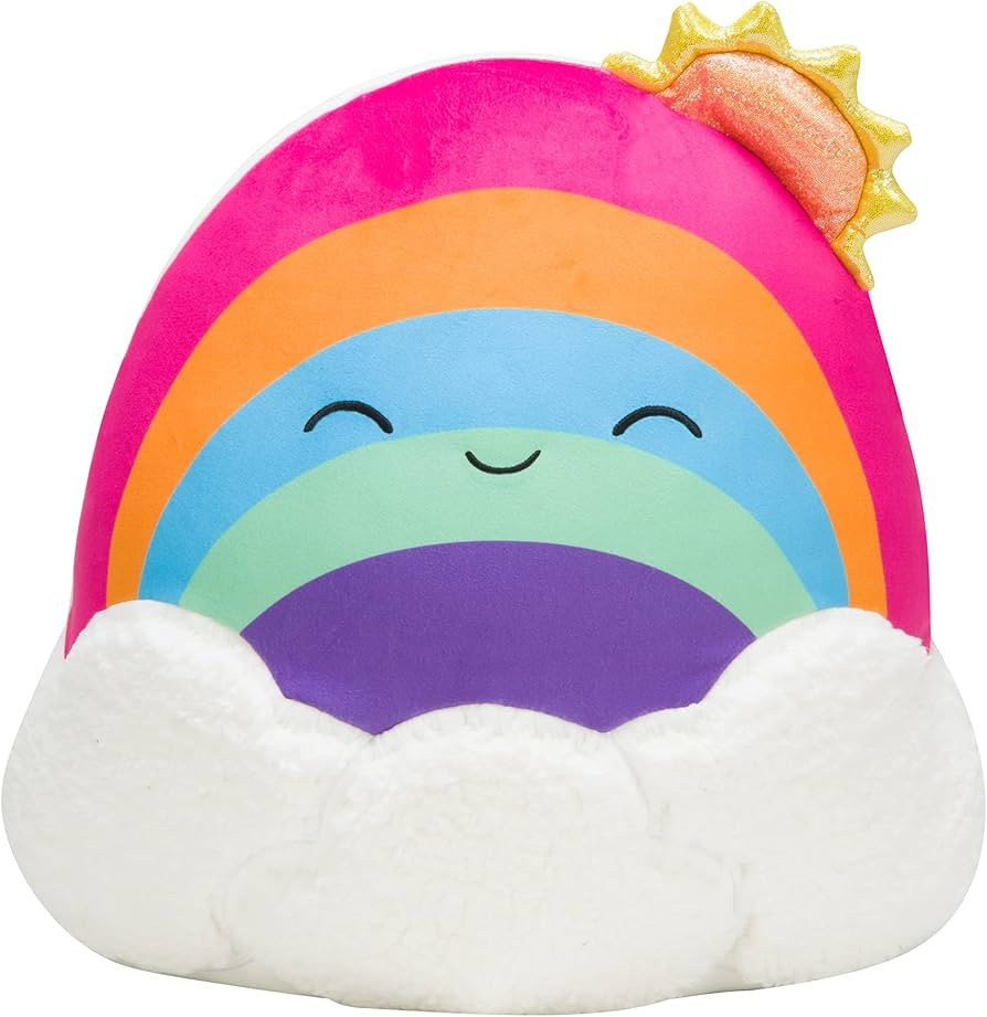 Squishmallows Original 14-Inch Sunshine Rainbow with Clouds - Large Ultrasoft Official Jazwares P... | Amazon (US)