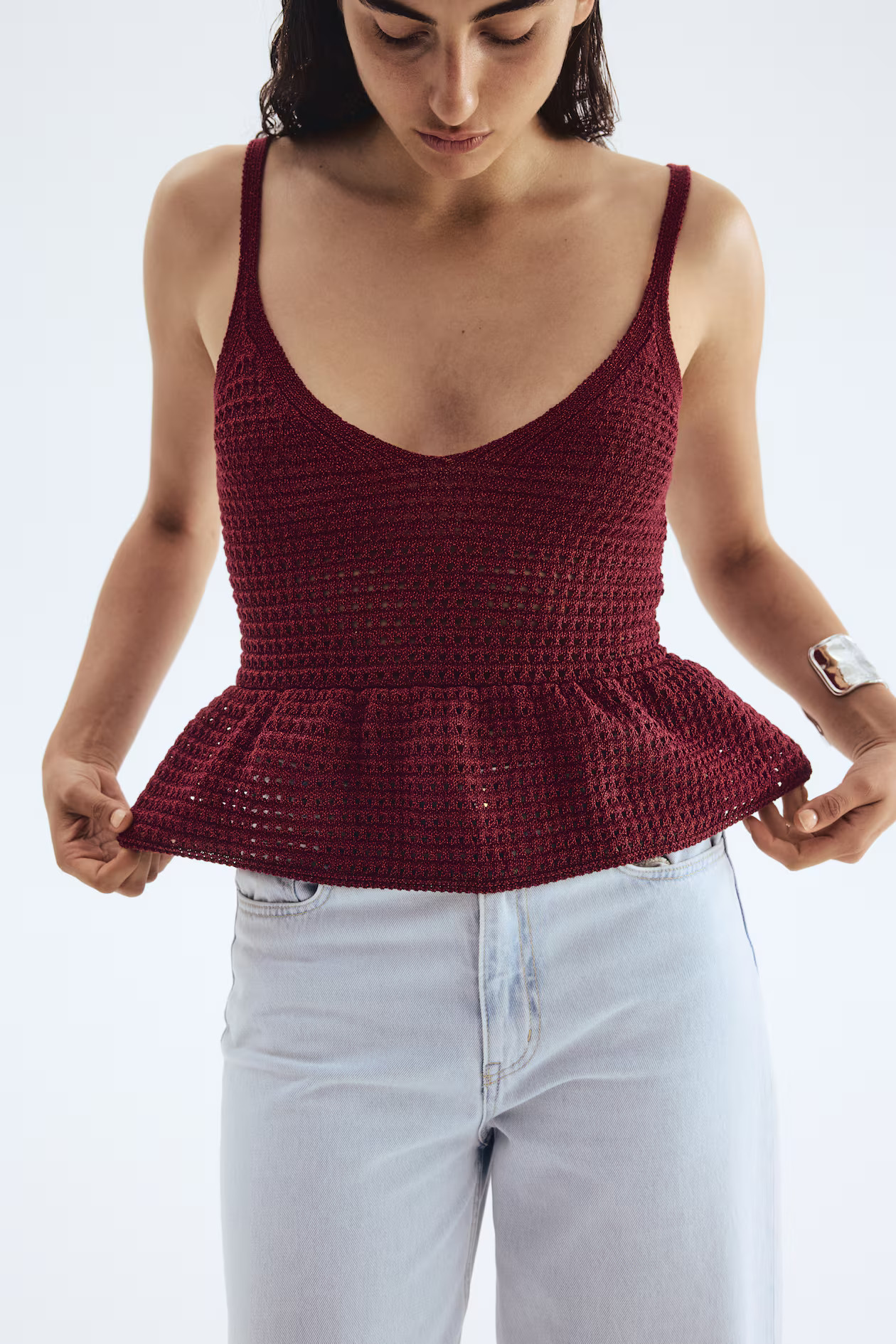 Crochet-Look Strappy Top | H&M (US + CA)