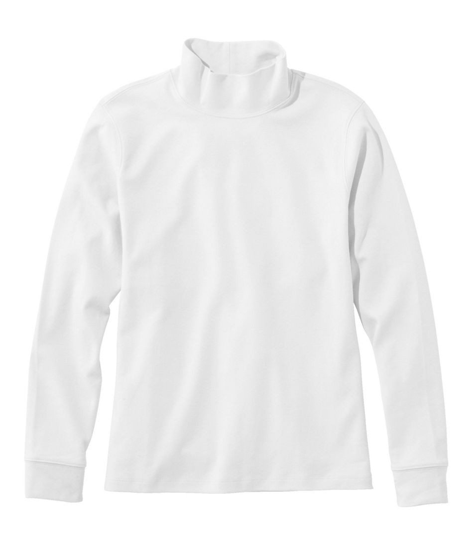 Women's L.L.Bean Interlock Mock-Turtleneck, Long-Sleeve | L.L. Bean