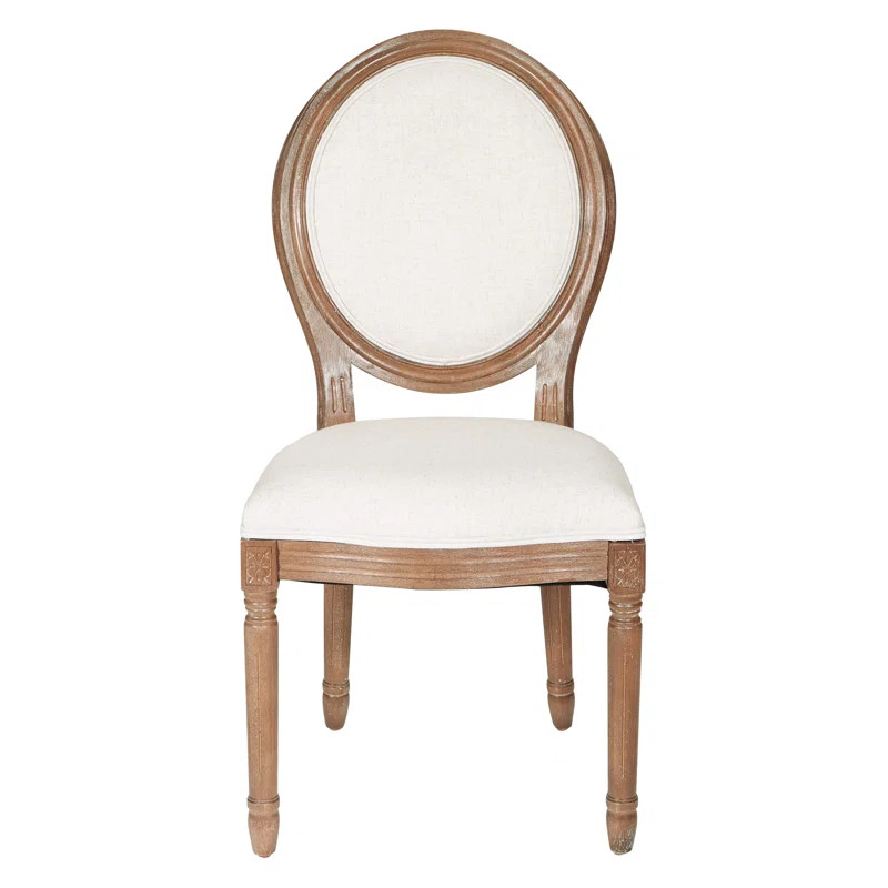 Haleigh Upholstered King Louis Back Side Chair | Wayfair North America