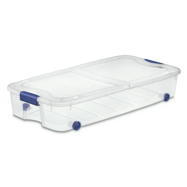 Sterilite 66 Quart Stadium Blue Ultra Storage Box - Walmart.com | Walmart (US)
