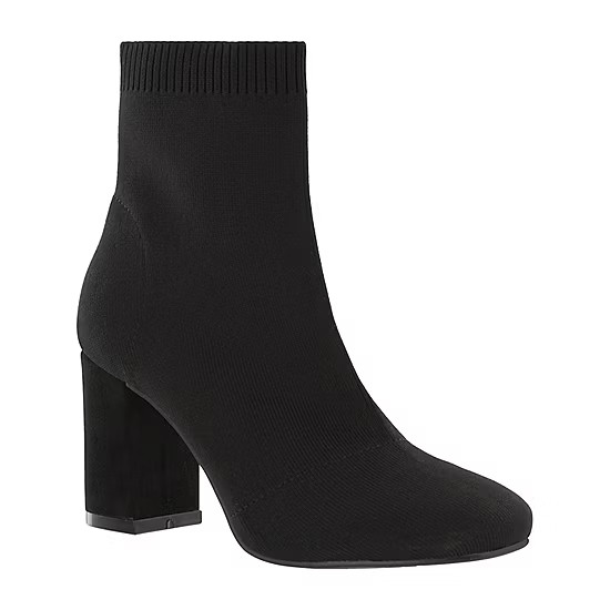 Mia Girl Womens Marcella Booties Block Heel | JCPenney