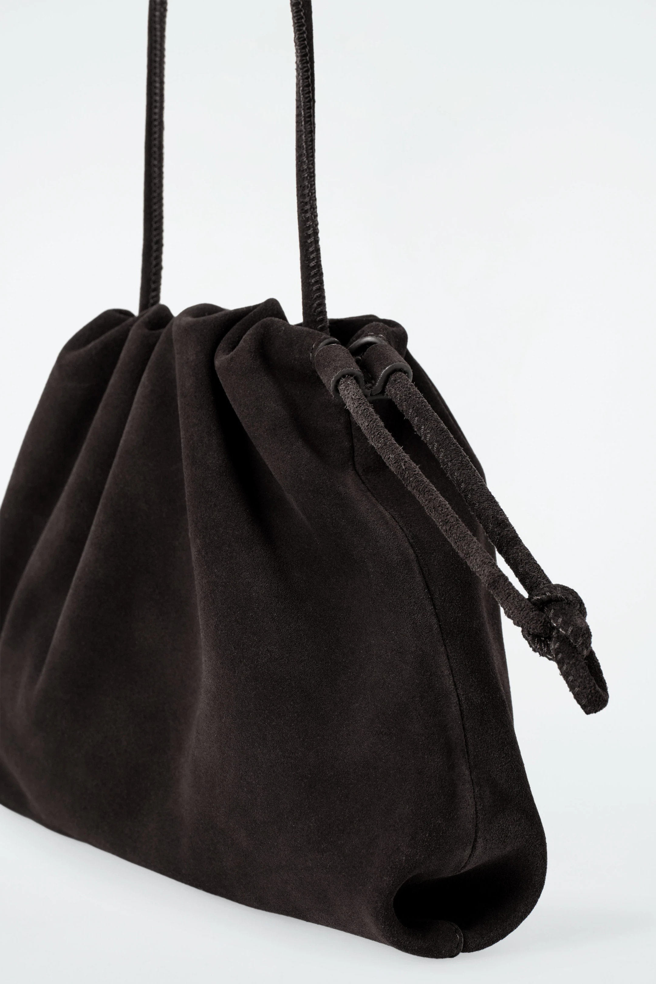 CAVATELLI MINI CLUTCH BAG - SUEDE - BROWN | COS | COS UK