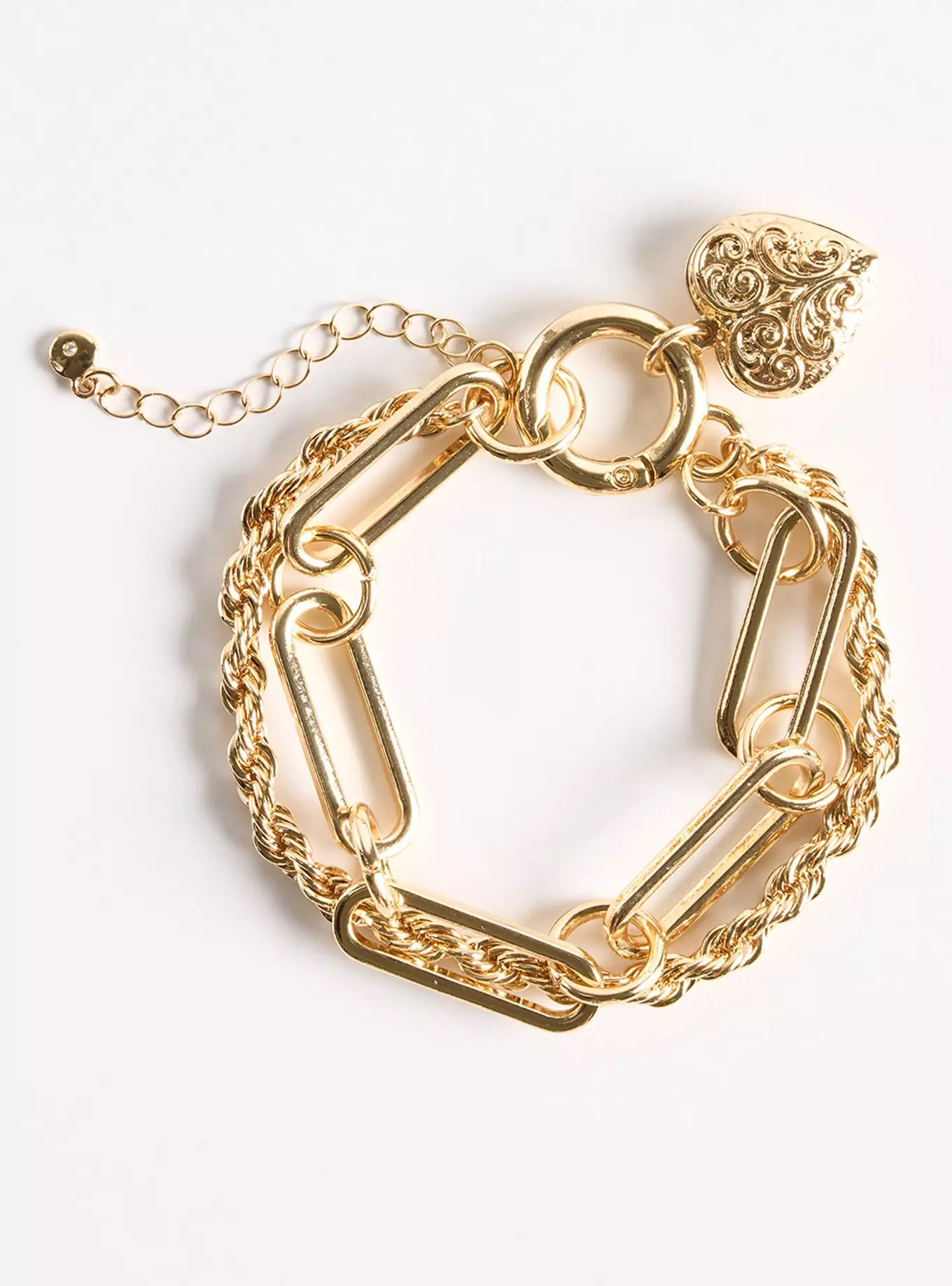 Link Heart Locket Bracelet | Torrid (US & Canada)