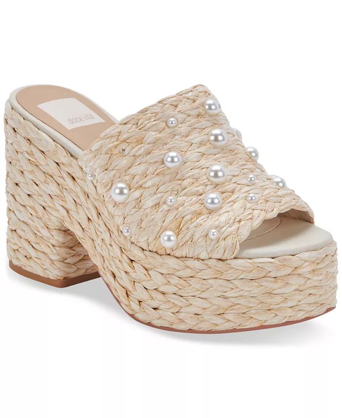 Women's Elora Embellished Platform Sandals | Macys (US)