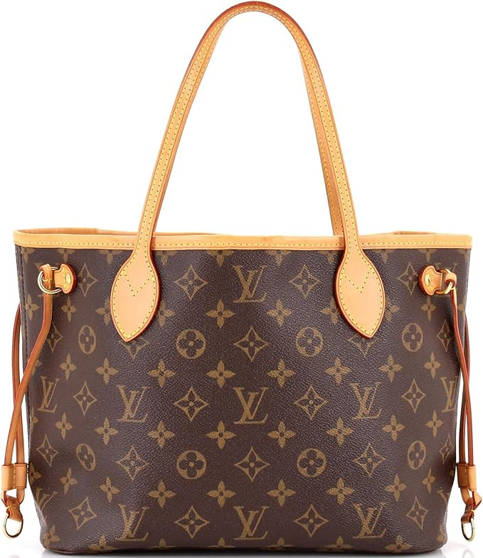 Amazon.com: Louis Vuitton, Pre-Loved Neverfull Tote Monogram Canvas PM, Brown : Amazon Luxury | Amazon (US)
