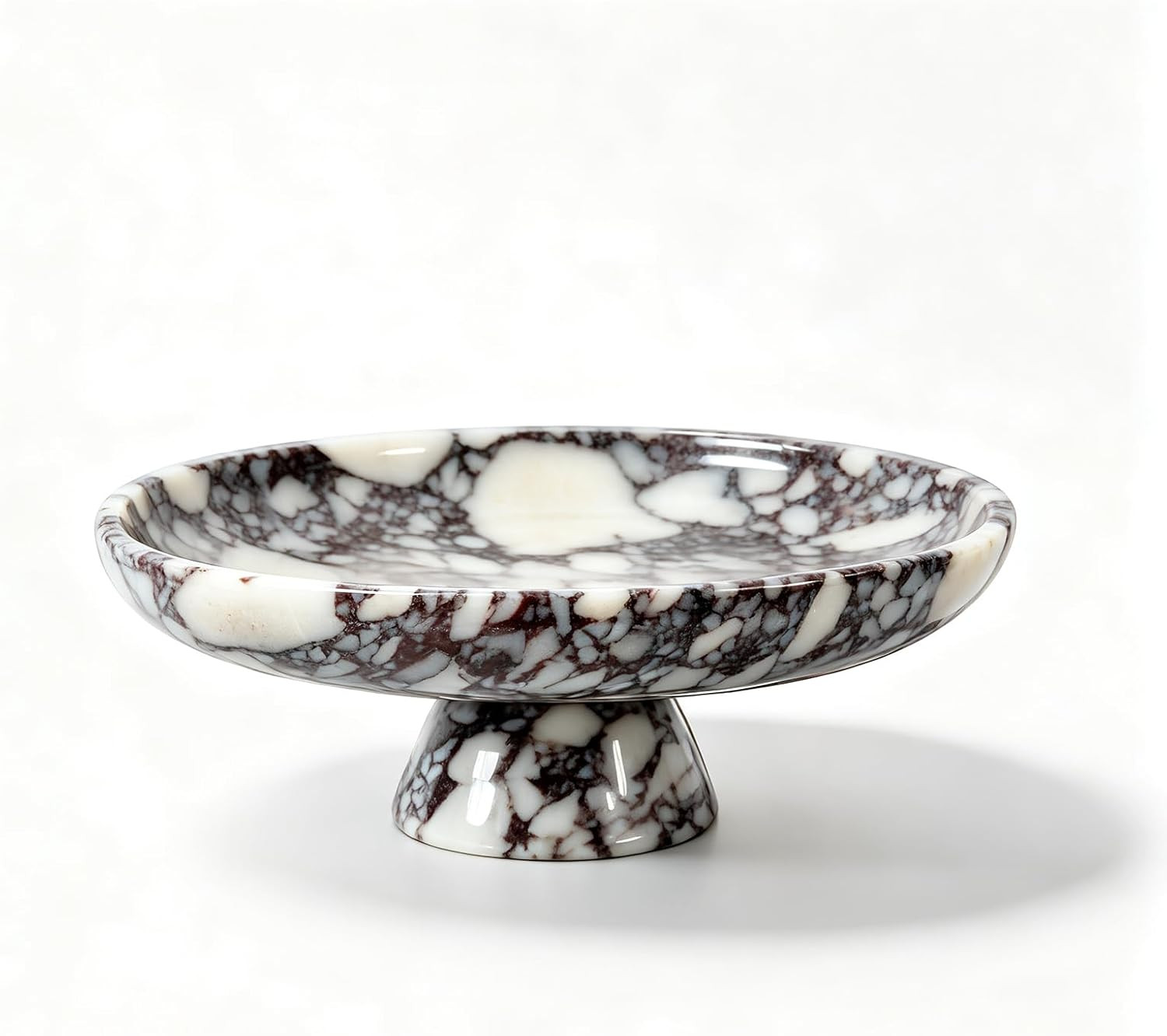 11.8" Natural Calacatta Viola Marble Fruit Bowl,Marble Bowl For Home Decor | Amazon (US)