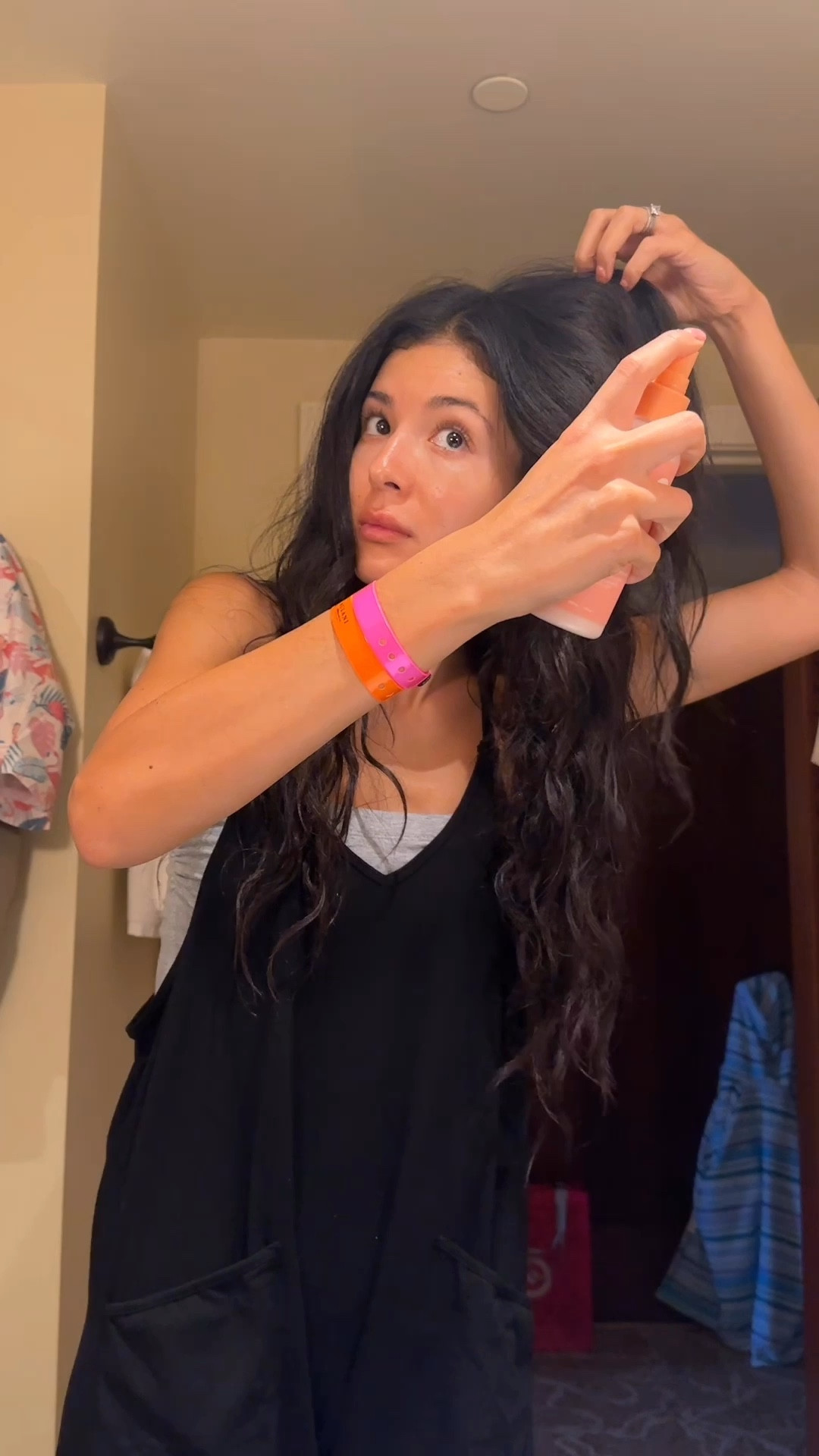 My curling hair routine in Hawaii 🫶🏻🌴🐚🌊 
#hairproducts #curlyhair #hawaiihair

#LTKVideo #LTKbeauty