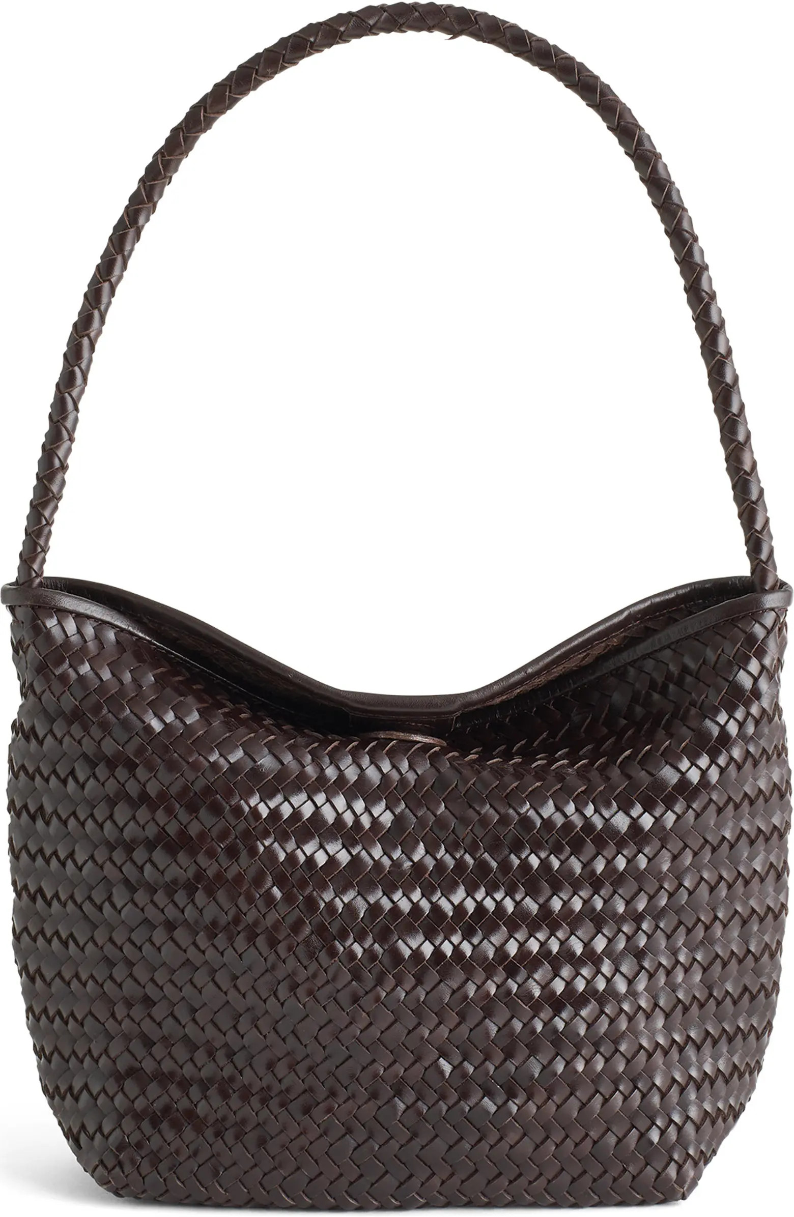 The Handwoven Leather Shoulder Bag | Nordstrom