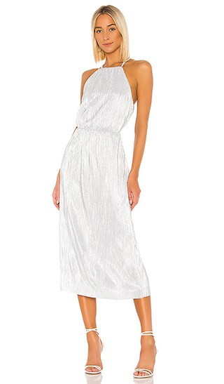 x REVOLVE Farrah Dress in Silver | Revolve Clothing (Global)