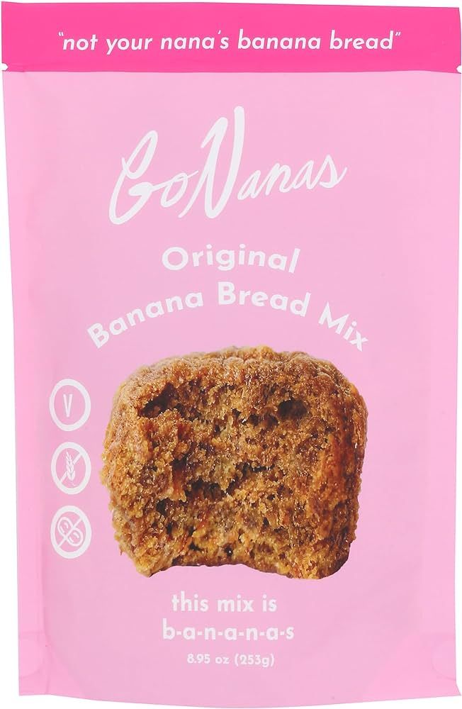 Go Nanas Original Banana Bread Mix, 8.95 OZ | Amazon (US)