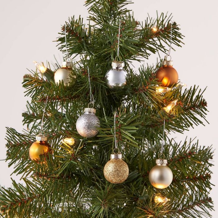 16ct 25mm Glass Ball Christmas Ornament Set - Wondershop™ | Target