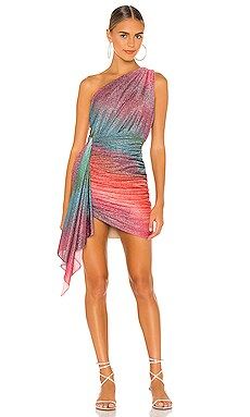 PatBO Sunset Lurex Mini Dress in Multi from Revolve.com | Revolve Clothing (Global)