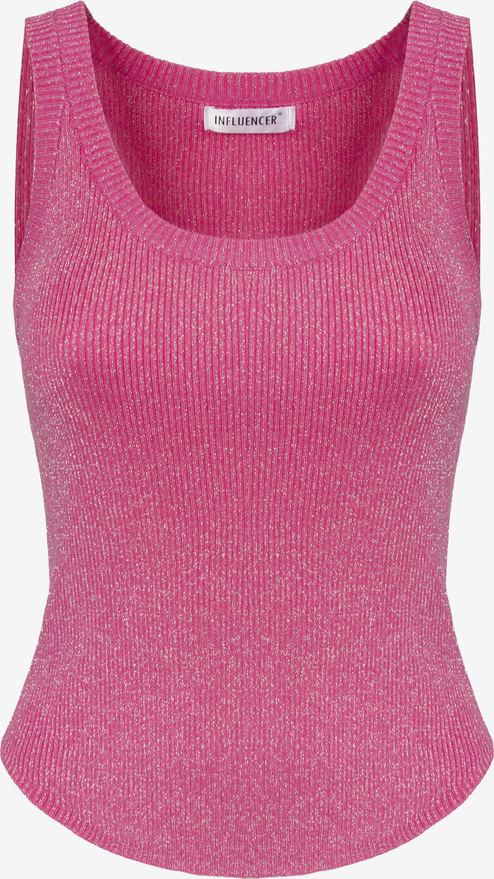 Influencer Gebreide top in Pink | ABOUT YOU | ABOUT YOU NL