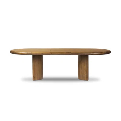 Paden Extension Dining Table-Seasoned Brown Acacia | Perigold