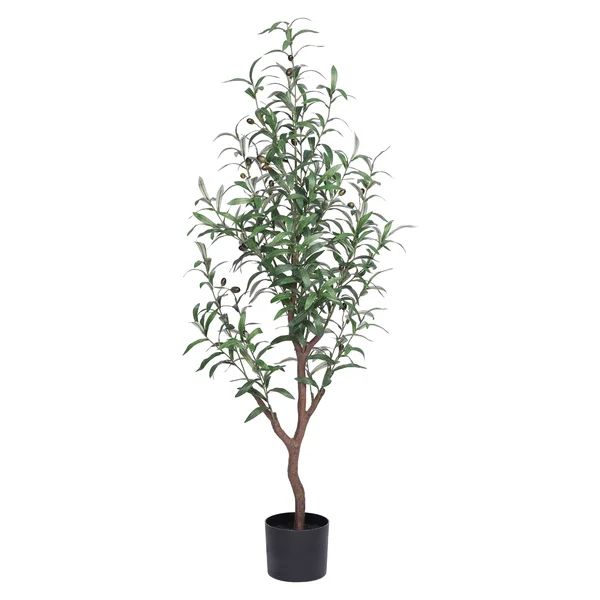 Artificial Olive Tree In Pot | Wayfair North America