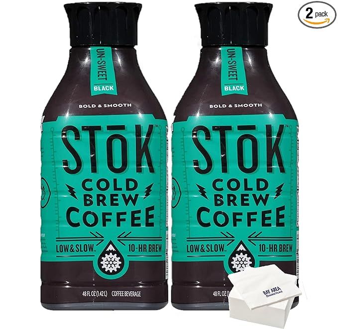 SToK Cold Brew Coffee 48oz. Bottles (2 pack) (Unsweetened) | Amazon (US)