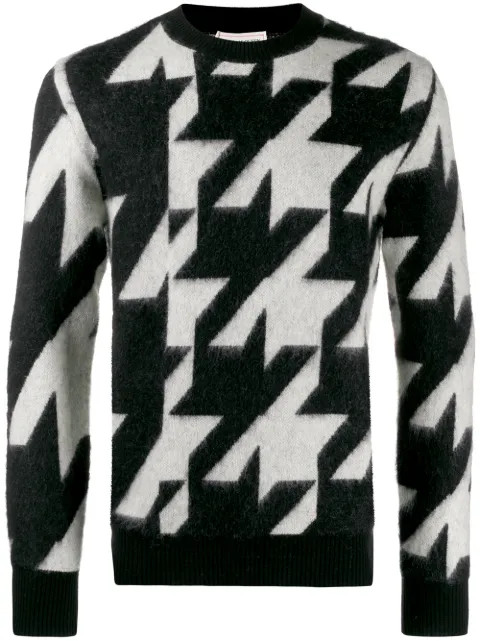 houndstooth knitted sweater | Farfetch (US)