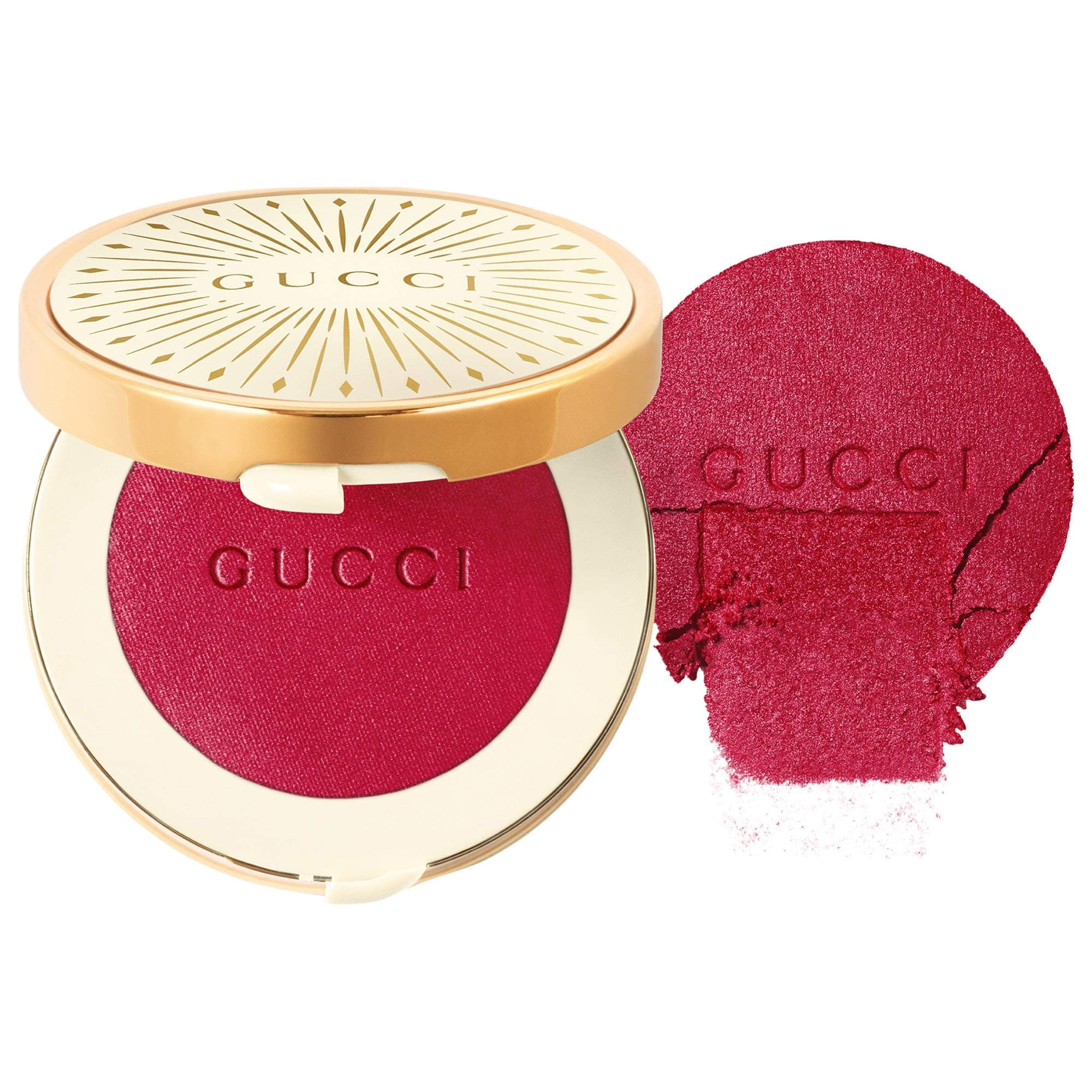 Gucci Glow Dewy Powder Blush 06 - Bright Ruby 0.19 oz/5.5 g | Sephora (US)