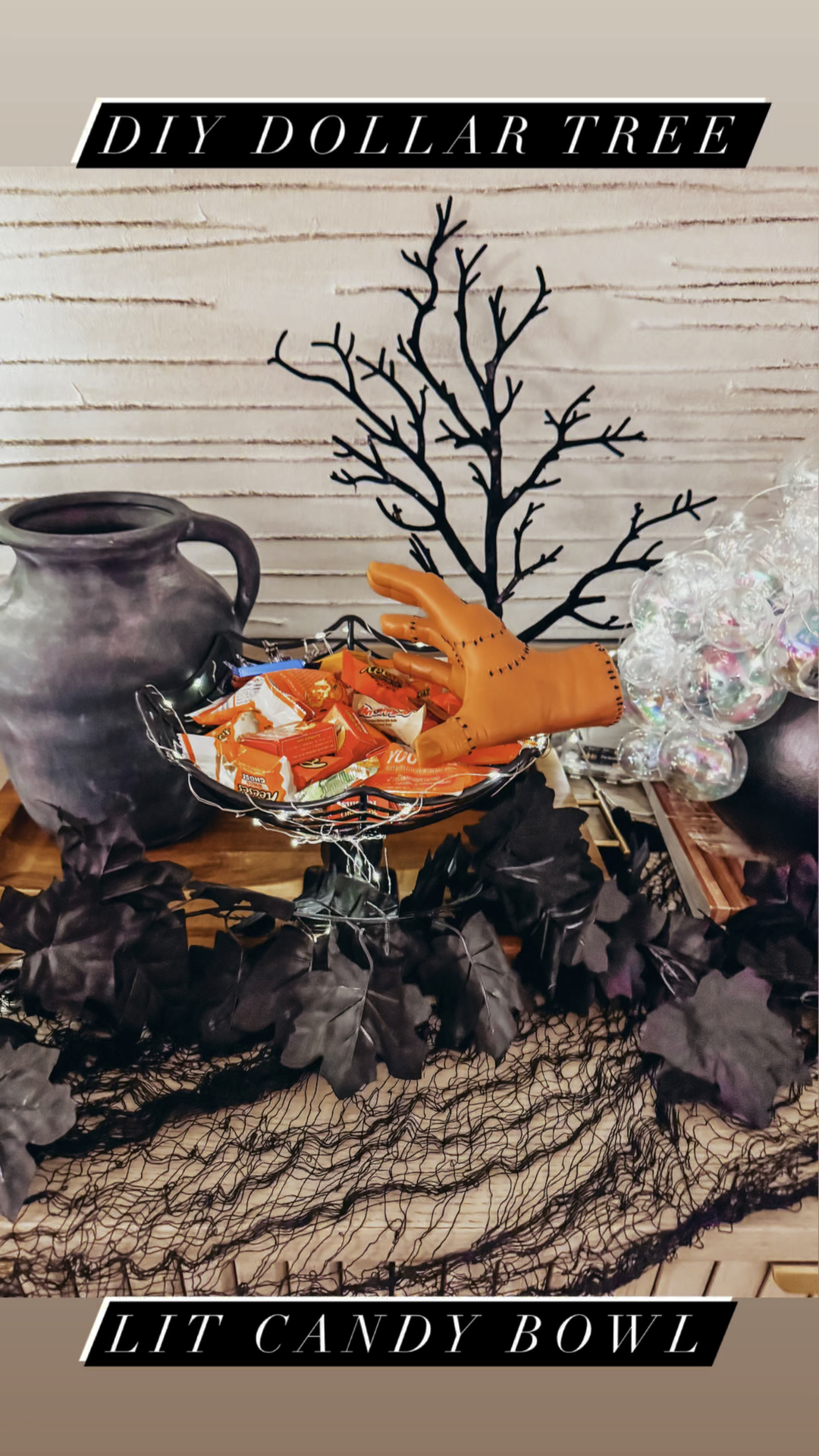 Diy Dollar Tree Candy Tray. 🎃🕸️ Dollar Tree. Diy. Halloween. Halloween Decor. 

#LTKFamily #LTKSeasonal #LTKHalloween