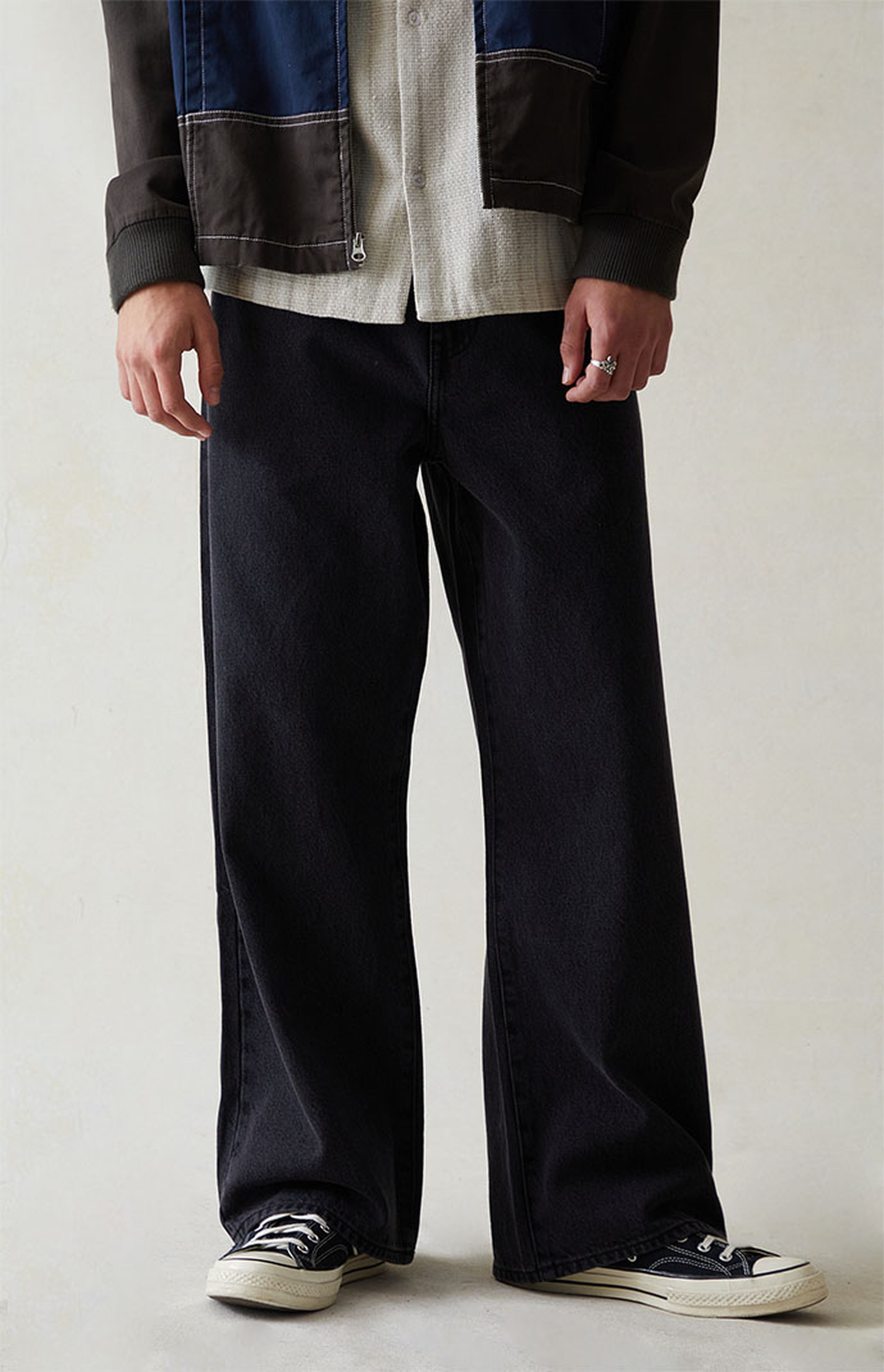 PacSun Eco Extreme Baggy Black Jeans | PacSun