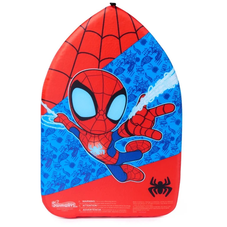SwimWays Marvel Spider-Man Kickboard, Body Board for Kids Ages 5 & up | Walmart (US)