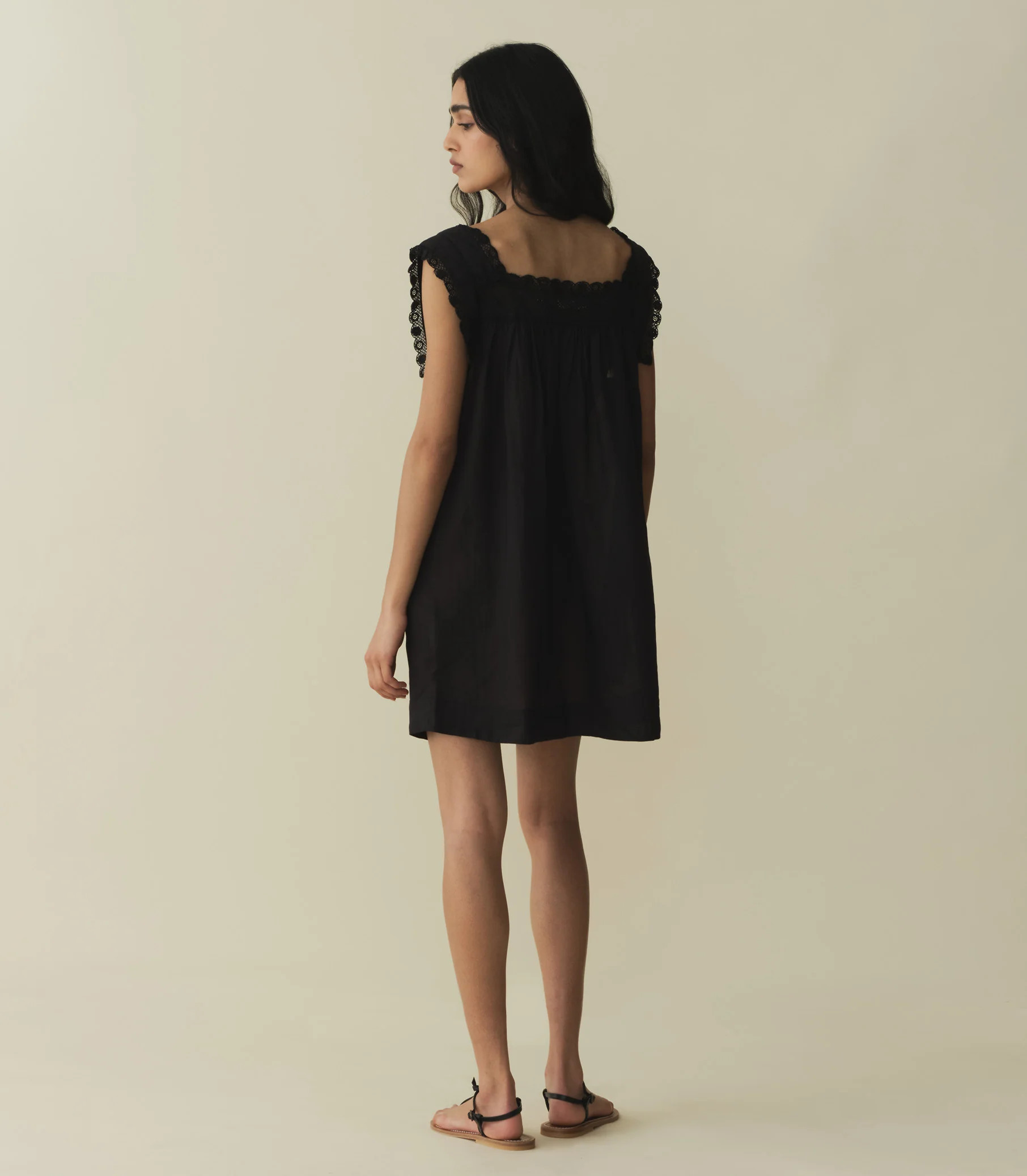 Almadia Dress - Black | DÔEN | DOEN