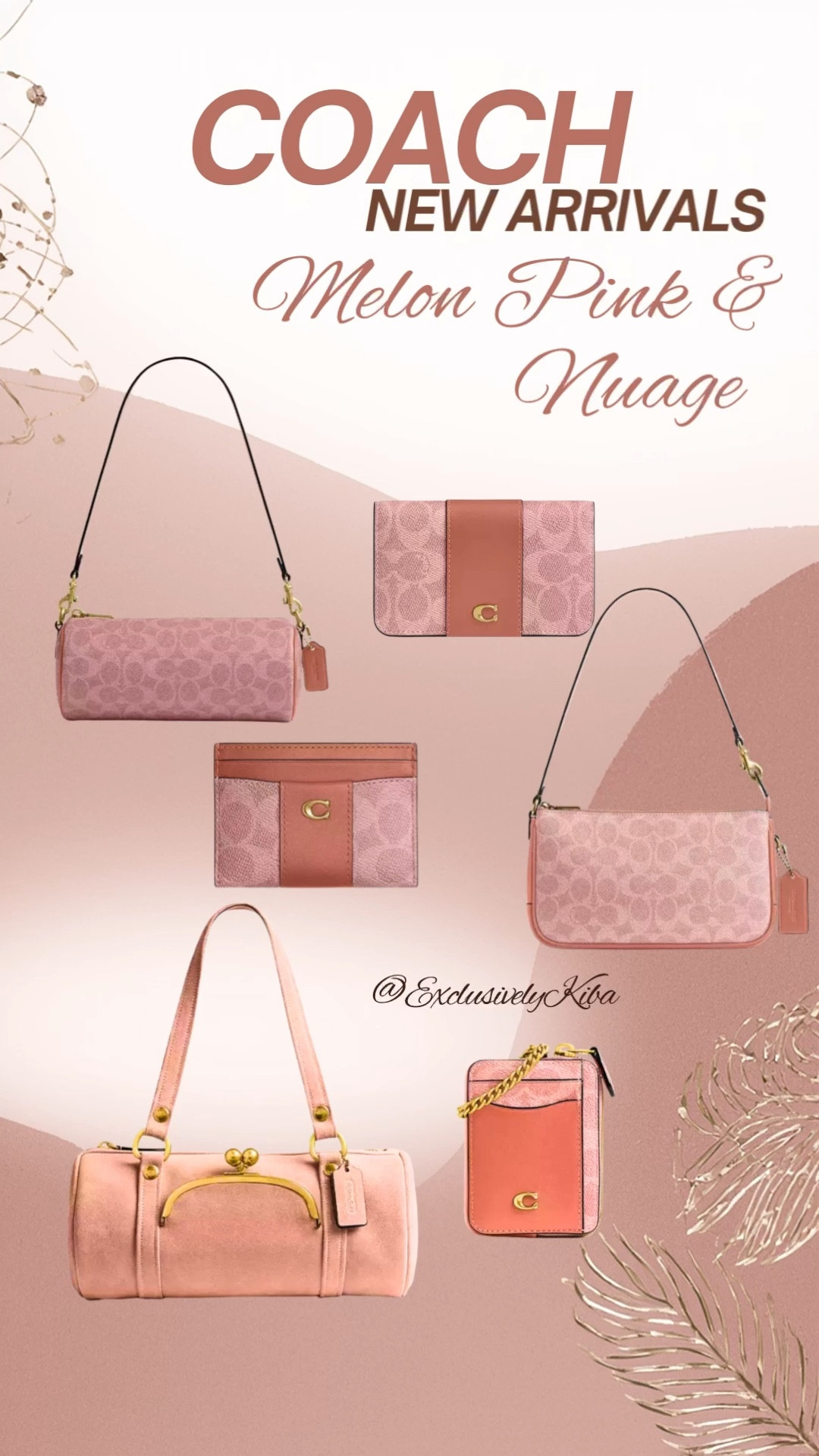 Soft color moments are having their time ✨
The new arrivals from Coach in Melon Pink and Nuage bring the perfect balance of fresh and elevated.

Melon Pink adds that playful pop of color, while Nuage keeps things soft, airy, and effortlessly chic. The kind of shades that instantly brighten your wardrobe and make every outfit feel styled. 

Luxury with a little personality 💕

#CoachNY #CoachNewArrivals #SpringStyle #DesignerBags #LTKStyle

#LTKselfcare #LTKSeasonal