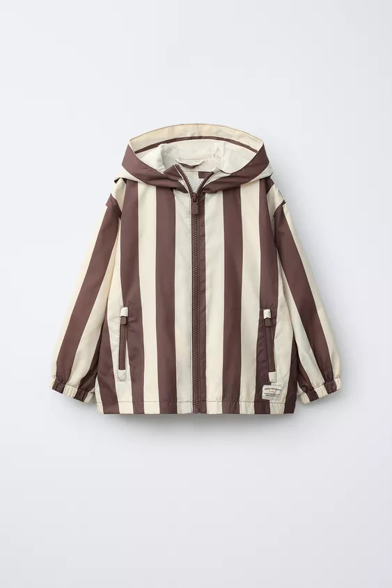 LIGHTWEIGHT STRIPED RAINCOAT | Zara US