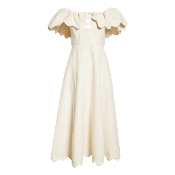 Leona Dress, Cream | The Avenue