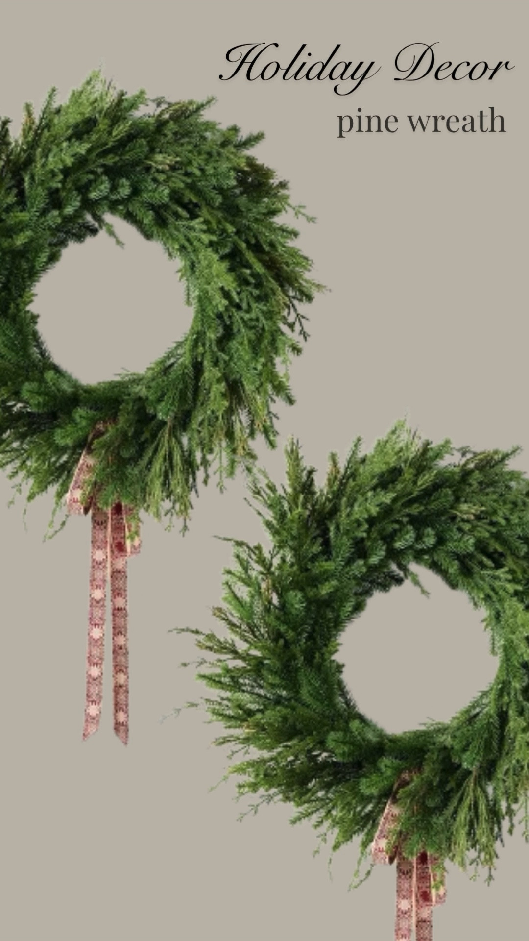 This gorgeous wreath is perfect for the holiday season - and you won't believe the price! hanging metal bell, plaid, stockings, pinecones, wreath, ornament, velvet ribbon, jingle bell, houses, candle holder, candles, stems, Norfolk pine, cedar, Christmas tree, holidays, Christmastime, Target, Threshold, Studio McGee

#LTKHome #LTKHoliday #LTKSeasonal